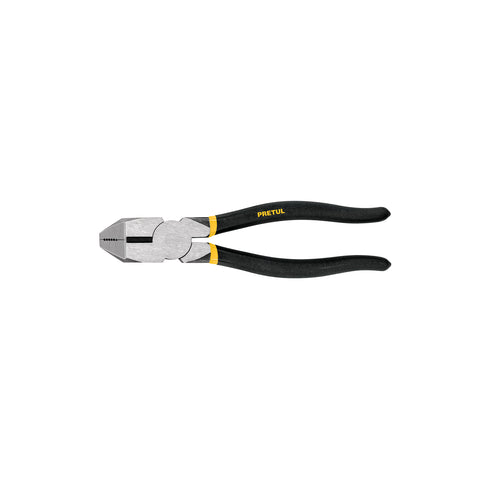 Pinza para electricista 9' uso rudo, mango de PVC, Pretul | 219-P | 22612