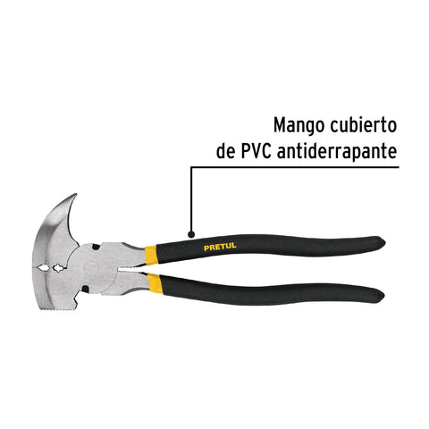 Pinza de hacendado 11' mango de PVC, Pretul | PACE-11P | 22656