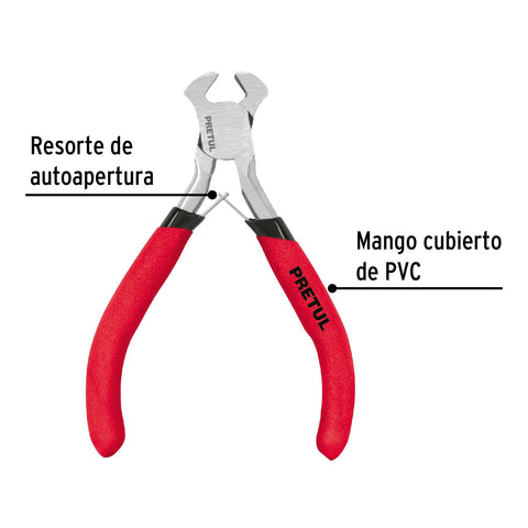 Mini pinza tipo tenaza 4', Pretul | PMP-TN4 | 22664