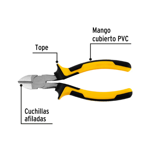 Pinza de corte diagonal 6' mango Comfort Grip, Pretul | PCD-6PX | 22675