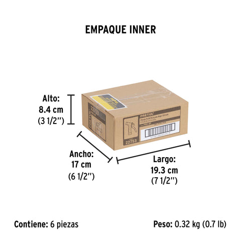 Pistola plástica para riego de 4', 2 funciones, PRETUL | PIM-4P | 22753