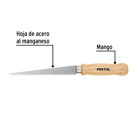 Serrucho de 6' para plafón y muros de yeso, Pretul | STR-6 | 22934