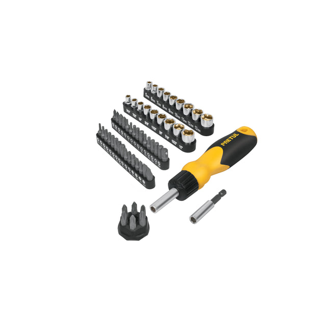 Desarmador tipo matraca con 35 puntas y 18 dados, Pretul | AUTO-61 | 22976