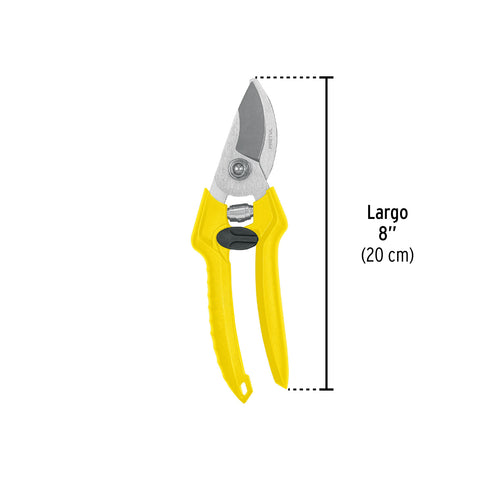 Tijera para poda 8' cuchilla de paso de acero inox, Pretul | T-35P | 23105