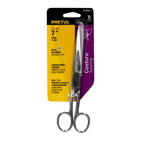 Tijera 7' de acero inoxidable para costura, PRETUL | TP-8642-7 | 23156
