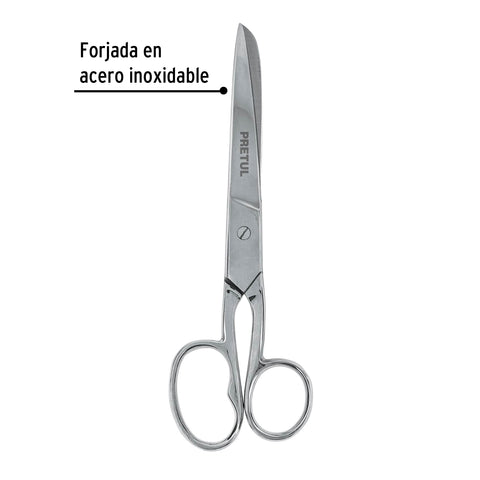 Tijera 7' ojo grande acero inoxidable para costura, PRETUL | TP-8341-7 | 23162