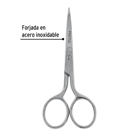 Tijera 4' de acero inoxidable para bordar, PRETUL | TP-8375-4 | 23176