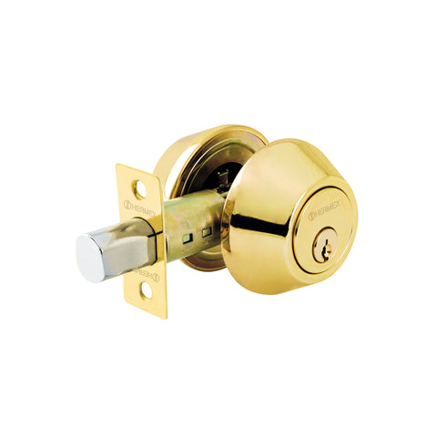Cerrojo llave-llave latón brillante,llave tradicional HERMEX | CERO-12P | 23610