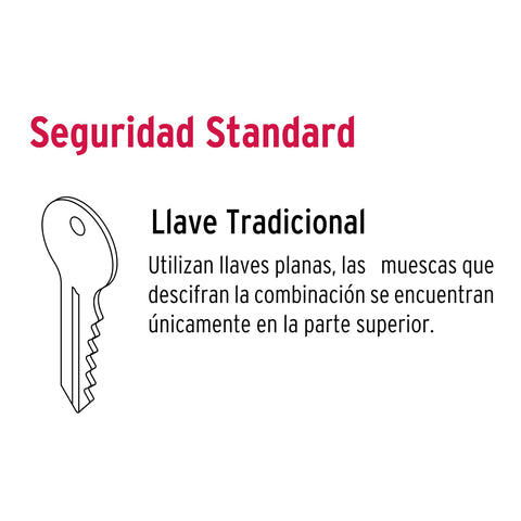Combo cerraduras, llave-llave, latón antiguo, HERMEX BASIC | CMB-22P | 23620
