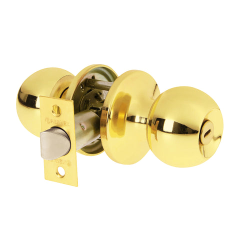 Cerradura tipo esfera, tubular, baño, brillante, BASIC | BALT-LB-BP | 23661