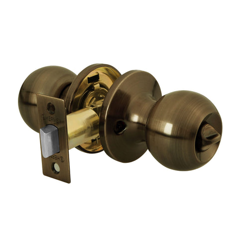 Cerradura tipo esfera, tubular, baño, antiguo, HERMEX BASIC | BALT-LA-BP | 23662