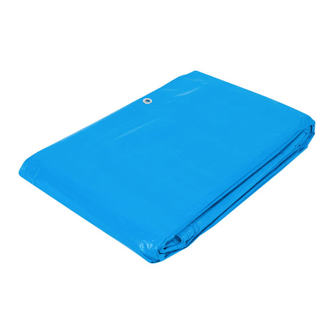 Lona de polietileno 6 x 12 m, azul, 110 g/m2, PRETUL | LP-612 | 23737
