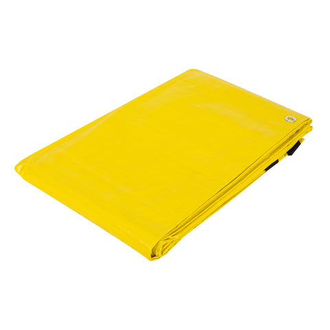 Lona de polietileno 4 x 5 m, amarilla, 110 g/m2, PRETUL | LP-45A | 23742