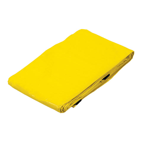 Lona de polietileno 5 x 6 m, amarilla, 110 g/m2, PRETUL | LP-56A | 23744