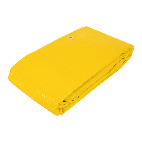 Lona de polietileno 6 x 12 m, amarilla, 110 g/m2, PRETUL | LP-612A | 23745
