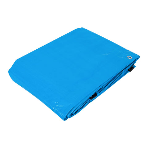 Lona de polietileno 6 x 9 m, azul, 110 g/m2, PRETUL | LP-69 | 23785