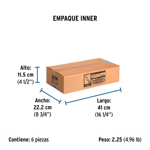 Manguera para gas, aluminio, 3/8' flare, 300 cm, FOSET BASIC | FGA-30P | 24064