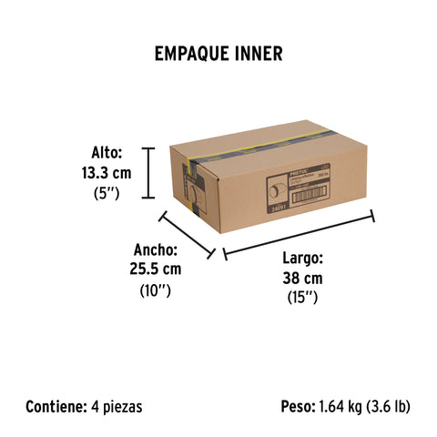 Linterna reflectora LED 260 lm, recargable, PRETUL | LIRE-145P | 24091