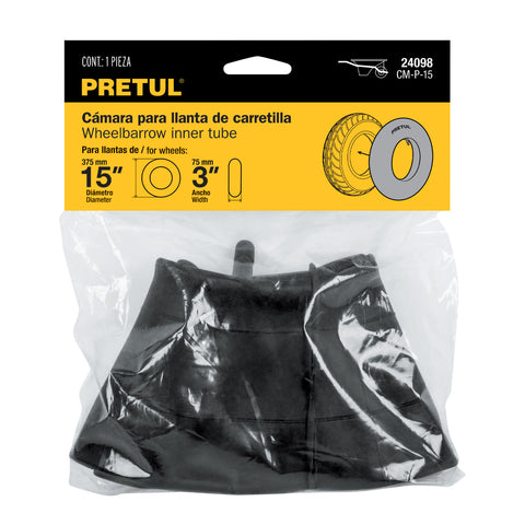 Cámara para llanta de 14' y 16', para carretilla PRETUL | CM-P-15 | 24098
