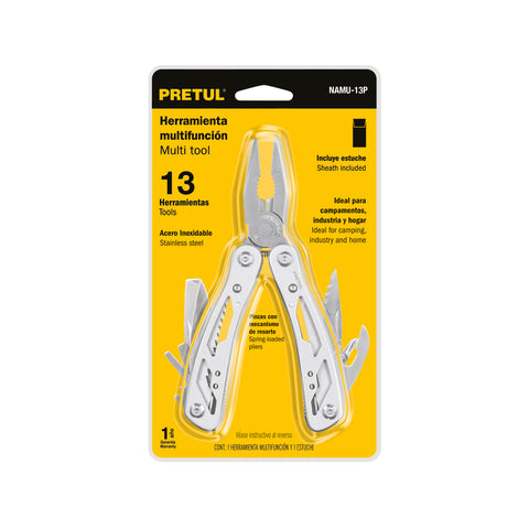 Multiherramienta con 13 funciones,PRETUL | NAMU-13P | 24105
