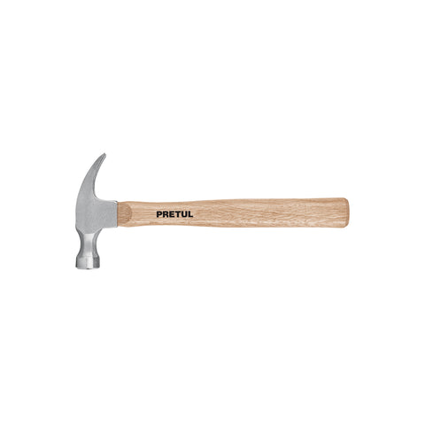 Martillo semipulido, 16 oz, uña recta, PRETUL | MAR-16P | 25001