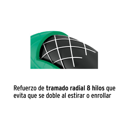 Manguera azul 1/2' 3 capas 10 m conexiones plásticas, PRETUL | MAN-10X1/2PA | 25031
