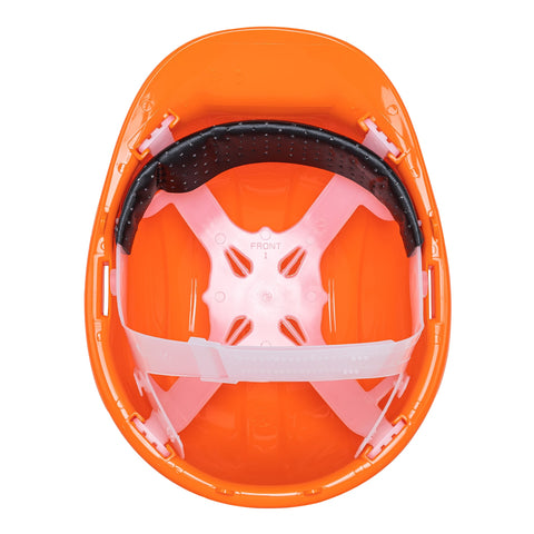 Casco de seguridad, ajuste de intervalos, naranja, Pretul | CAS-NP | 25036