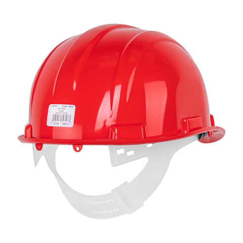 Casco de seguridad, ajuste de intervalos, rojo, Pretul | CAS-RP | 25044