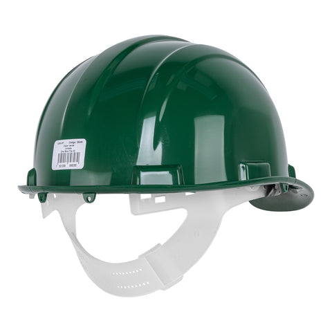 Casco de seguridad, ajuste de intervalos, verde, Pretul | CAS-VP | 25045