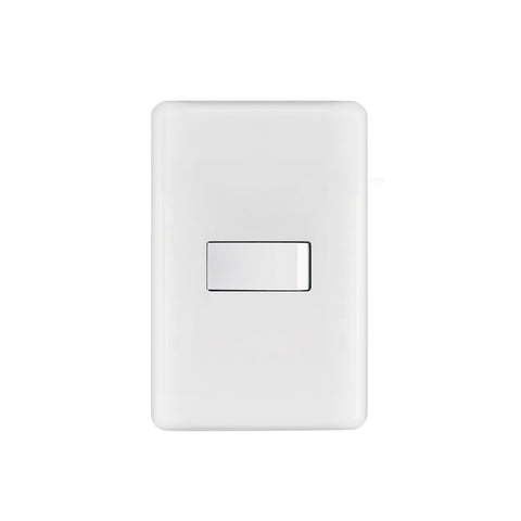 Placa armada con 1 interruptor de 3 vías, Volteck Basic | PA-APSE-EB | 25084