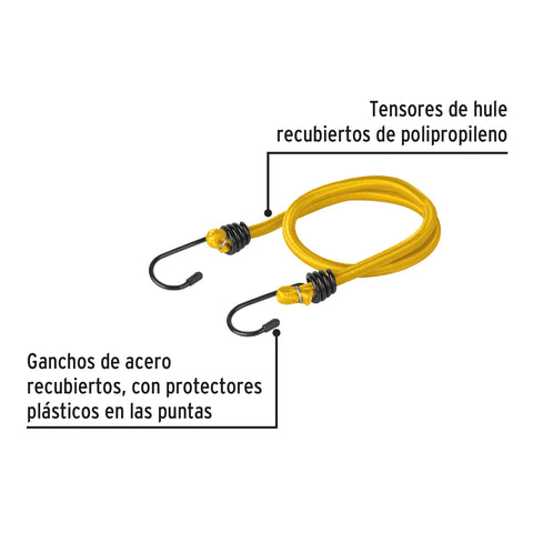 Juego de 20 tensores elásticos, Pretul | TENS-20 | 25090