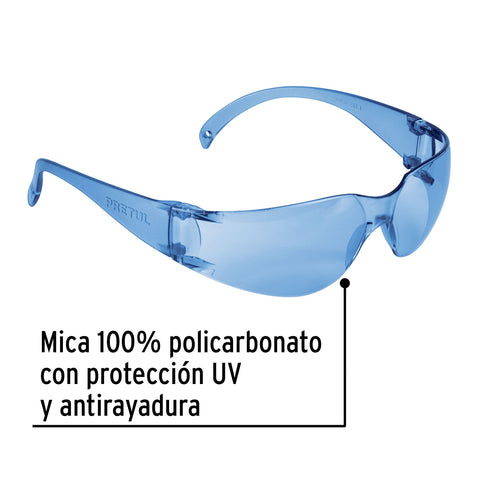 Lentes de seguridad azules, Pretul Lite | LEN-SZ-P | 26009