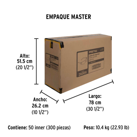Lentes de seguridad azules, Pretul Lite | LEN-SZ-P | 26009