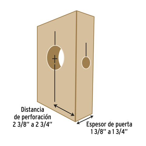 Juego de 4 piezas para instalar cerraduras, Pretul | KIT-4P | 26038