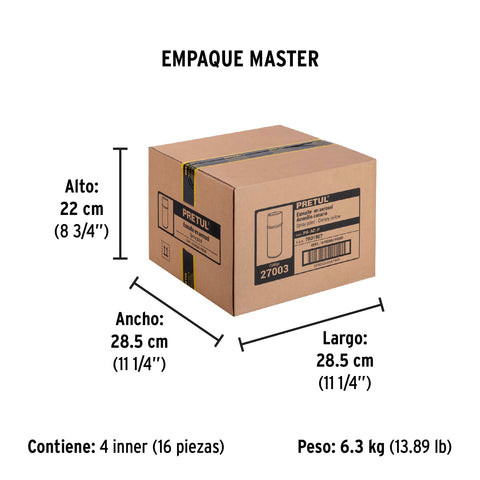 Pintura en aerosol, amarillo canario, 400ml, Pretul | PA-AC-P | 27003