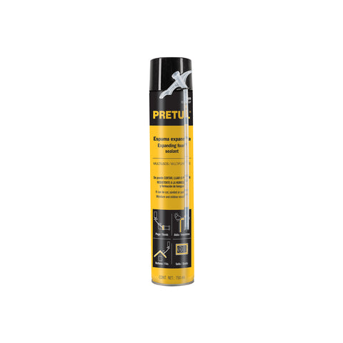Espuma expansiva de poliuretano, 750 ml, PRETUL | ESEX-750P | 27009