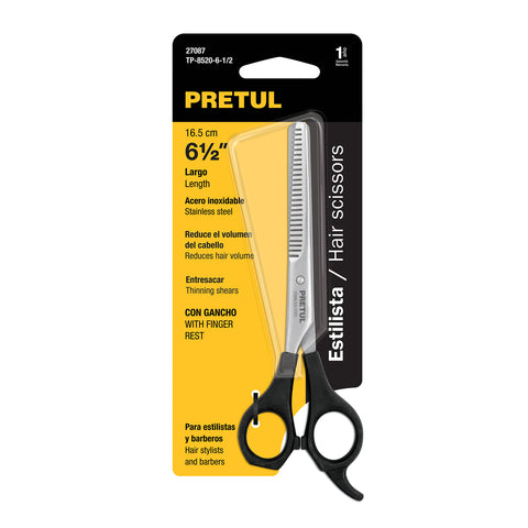 Tijera 6-1/2' acero inox, degrafilado, para estilista,PRETUL | TP-8520-6-1/2 | 27087