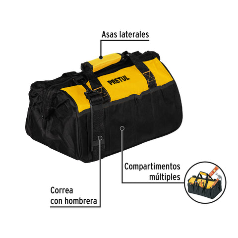 Maletín portaherramientas 16', Pretul | MALE-16P | 27104