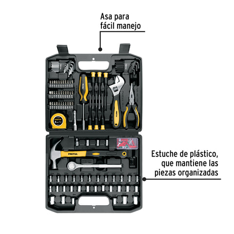 Juego de 104 herramientas, Pretul | SET-104 | 27169