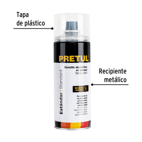 Pintura en aerosol, transparente, 400ml, Pretul | PA-TR-P | 27176