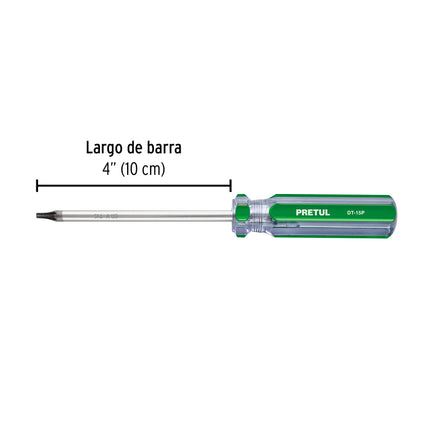 Juego de 6 desarmadores Torx mango de PVC, Pretul | DT-6P | 27192