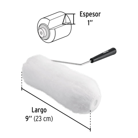 Rodillo para pintar, 9 x 1', superficies muy rugosas, Pretul | ROPI-925P | 28036