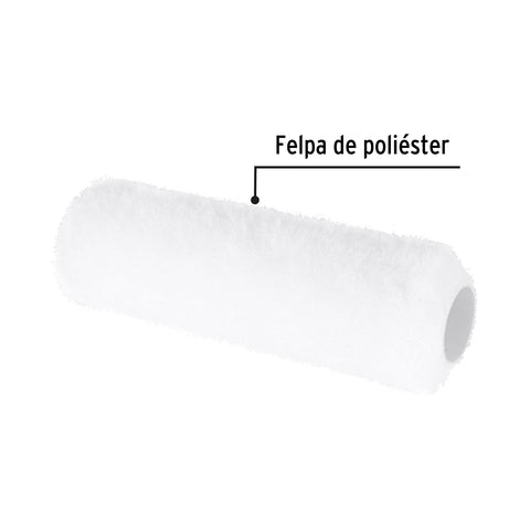 Felpa para rodillo, 9x5/8',superficies poco rugosas, PRETUL | R-ROPI-915P | 28042