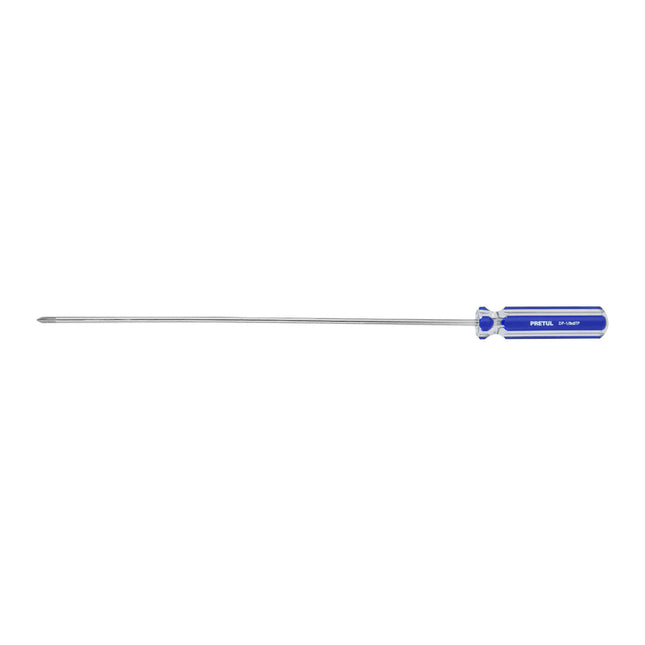 Desarmador de cruz 1/8' x 8' mango de PVC, Pretul | DP-1/8X8TP | 28078