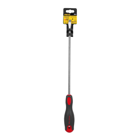 Desarmador plano 5/16' x 10' mango Comfort Grip, Pretul | DR-5/16X10BP | 28079