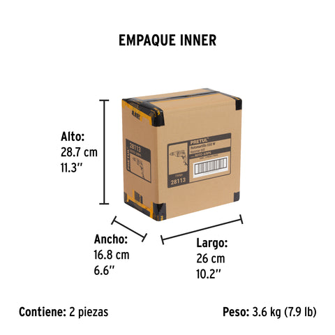 Rotomartillo 3/8', 550W, PRETUL | ROTO-3/8P6 | 28113