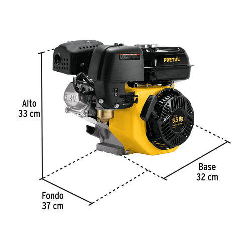 Motor a gasolina 6.5 HP, Pretul | MOG-65P | 28114