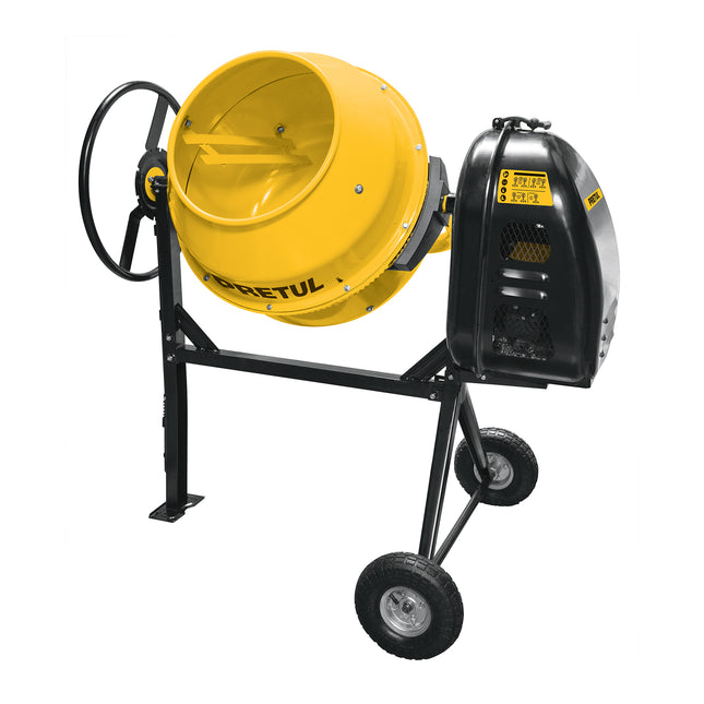 Revolvedora de concreto, a gasolina, 160 L, 1/2 saco, PRETUL (RECE-160P)