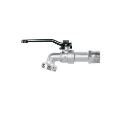 Llave de esfera de zinc 1/2', 110 g, s/adaptador, Pretul | LL-21PS | 28200