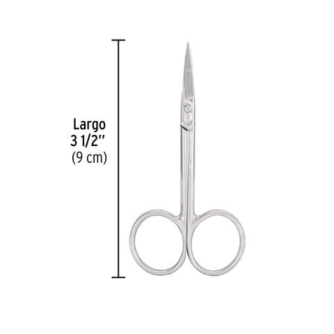 Tijera para manicure 3-1/2', punta fina, PRETUL | UNA-436P | 28234